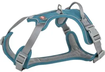 Set qafore me parzmore për qen Trixie Premium Active, S, 35-50x1.5 cm, petrol