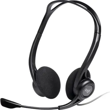Kufje me kabllo Logitech PC960 USB Stereo Headset OEM të zeza