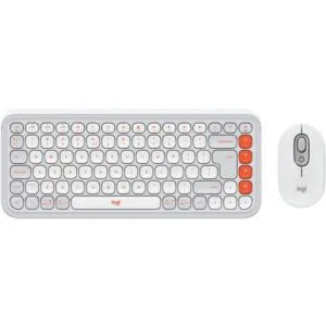 Combo (Tastierë & Maus) Logitech POP Icon Off White / US Layout - 1