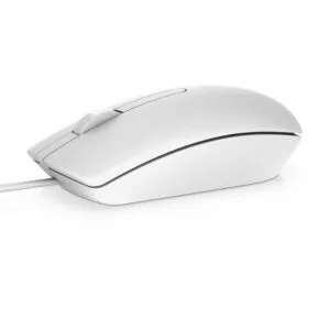 Maus me kabllo Dell MS116 / USB – Bardhë - 1