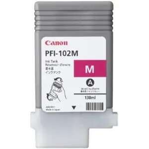 INK Canon PFI-102M deri në kapacitet standard sipas ISO/IEC 24711 – Rozë