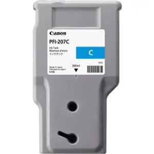 INK Canon PFI-207C 300ml / paketë 1 / kapacitet standard sipas ISO/IEC 24711 – Blu