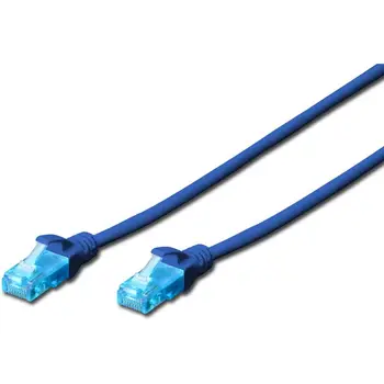 Kabllo rrjeti DIGITUS Cat5e U/UTP Patch Cable / 3m – Blu
