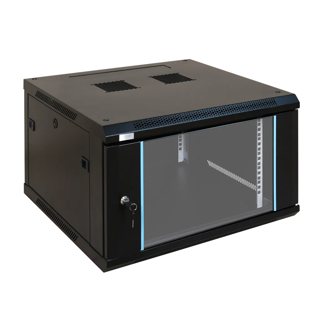Rack - Single section wall mounted cabinet 27U 600X600 - 4