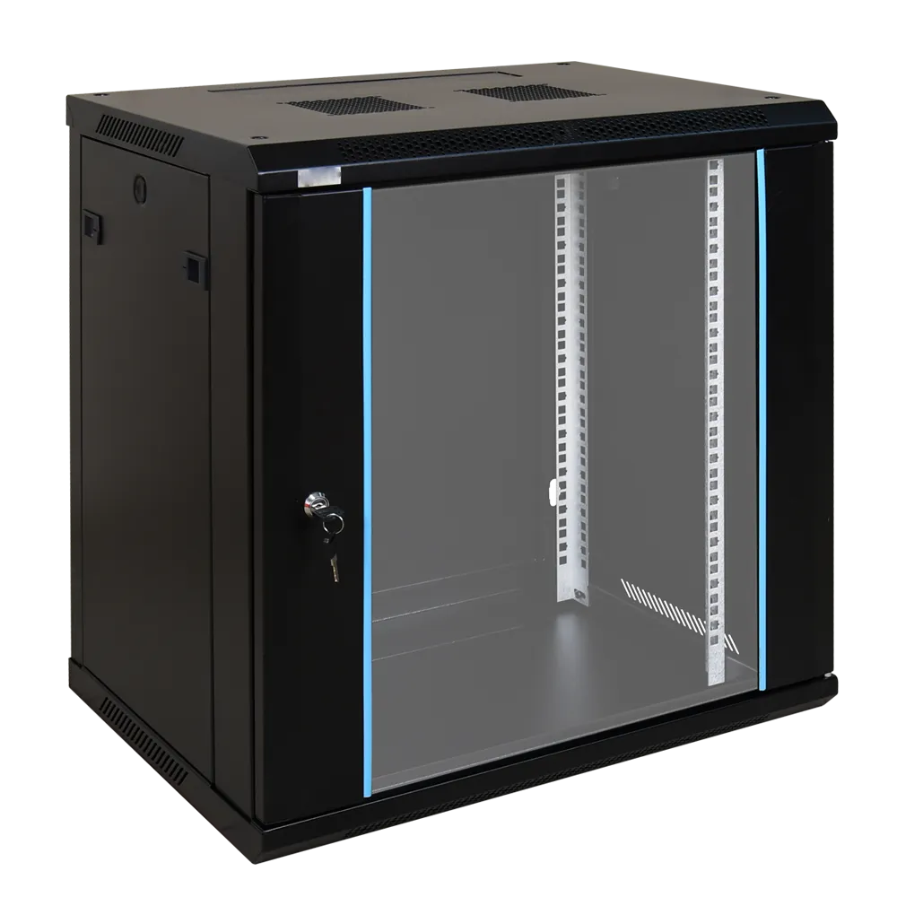 Rack - Single section wall mounted cabinet 27U 600X600 - 6