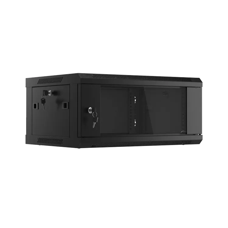Rack - Single section wall mounted cabinet 22U 600X600 - 4