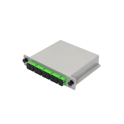 Optical fiber splitter 1x4 with SC/APC LGX card - 1