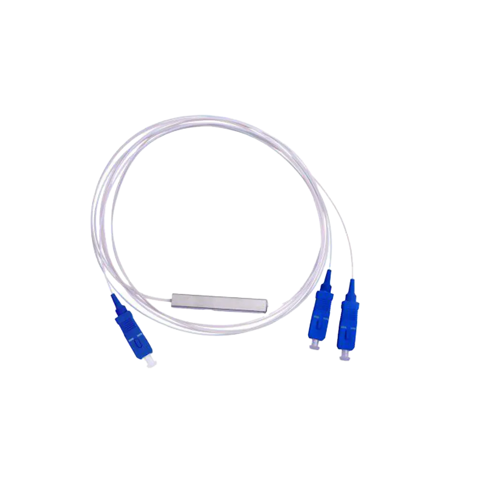 Optical fiber splitter 1x4 with SC/APC LGX card - 4