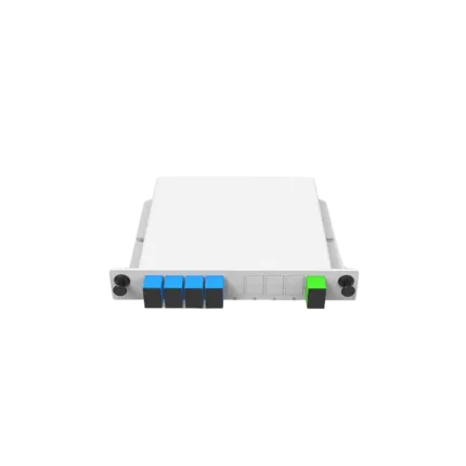 Optical fiber splitter 1x4 with SC/UPC LGX card - 1