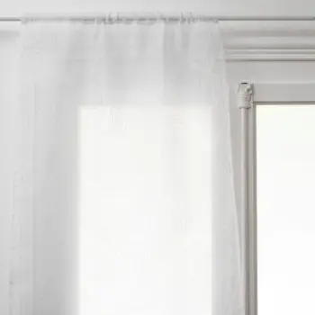 Perde dekorative Atmosphera Frontage Sheer Leaf, 2x60x90 cm, e bardhë