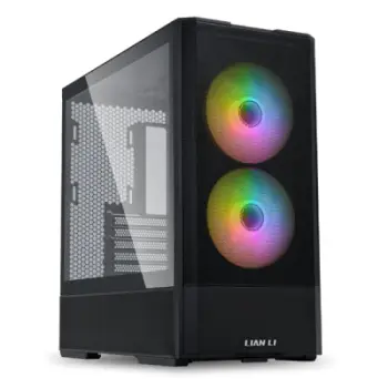 Kutia PC Lian Li Lancool 207, MIDI Tower, xham i temperuar, ARGB, e zezë