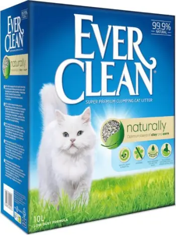 Rërë higjienike për mace Ever Clean Naturally, grumbulluese, 10L