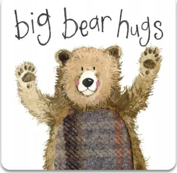 Magnet dekorativ Teka FM200 Big Bear Hugs, për frigorifer