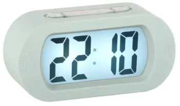 Orë digjitale me alarm Karlsson KA5753LB, e hirtë