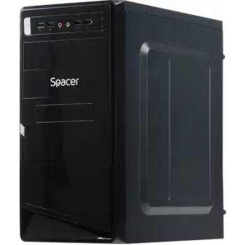 Kase kompjuterike Spacer Moon, MiniTower mATX, PSU 230W, e zezë