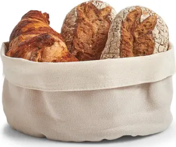 Qese për bukë Zeller Bread Bag, 20 cm, pambuk, bezhë
