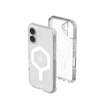 Mbulesë telefoni Urban Armor Gear Plyo, 6.3", MagSafe, transparente e bardhë
