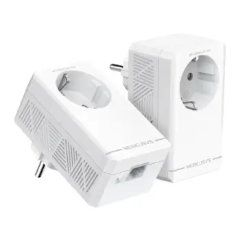 Set Powerline Mercusys P-Line Wi-Fi AV1000, 1000 Mbit/s, 2x LAN, i bardhë