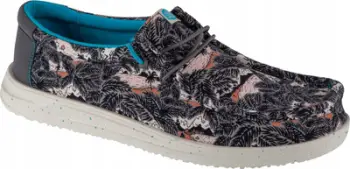 Këpucë burra Hey Dude Wally H2O Tropical M 40702-0HI, slip on, e zezë