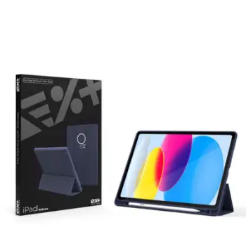 Kopertinë tablet Next One Rollcase për iPad 10.9" 10th Gen, stand case, blu royal