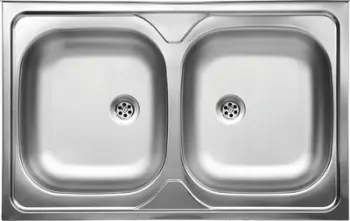 Lavaman kuzhine Kuchinox SK5020T, 2 ndarje, 80x50cm, çelik satën