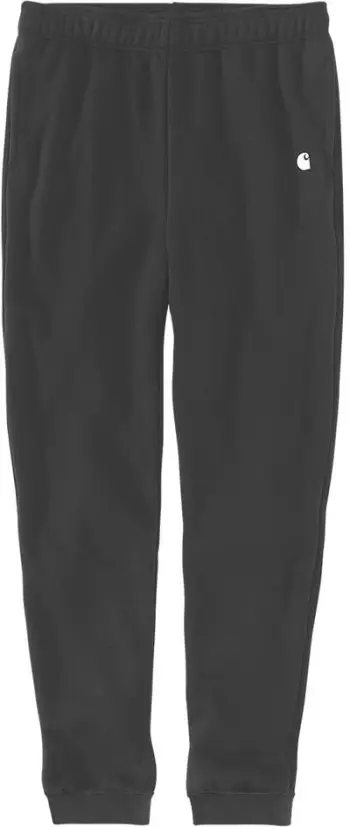 Triko pantallona Carhartt Loose Marquette për meshkuj, pambuk, me llastik në fund, të zeza