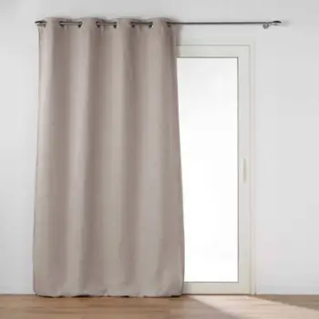 Perde blackout Douceur d'intérieur Dusky, 140 x 240 cm, poliestër, ngjyrë linen