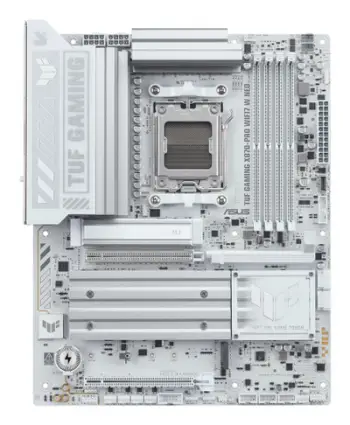 Pllakë amë ASUS TUF Gaming X870 PRO WIFI7 W NEO, AMD X870, Socket AM5, ATX, e bardhë