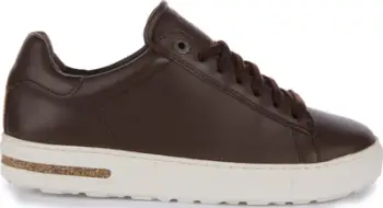 Atlete Birkenstock Bend Low, lëkurë natyrale, Regular Fit, të bardha