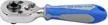 Çelës mini ratchet King Tony KT276A-04G, 1/4", 72 dhëmbë, dorezë gome