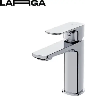 Rubinet lavamani Cersanit Larga S951-388, qëndror, krom