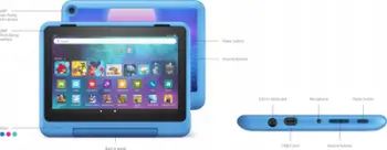 Tablet Amazon Fire HD 8 Kids Pro 12th Gen, 8", 32GB, i kaltër