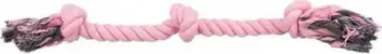 Lodër litar për qen TRIXIE Rope With Knot, 70cm, pambuk poliester, shumëngjyrëshe