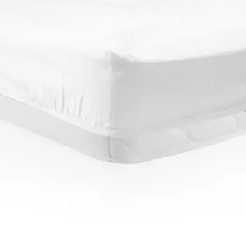 Çarçaf me lastik Heinner Home, 90x200 cm, pambuk, i bardhë