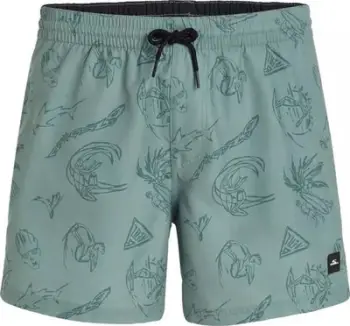 Pantallona noti O'Neill Mix&Match Cali Print 15", meshkuj, jeshile me print