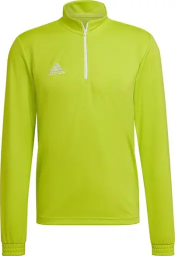 Bluzë trajnimi për meshkuj Adidas Entrada 22 HC5057, Aeroready, me mëngë të gjata, lime e gjelbërt