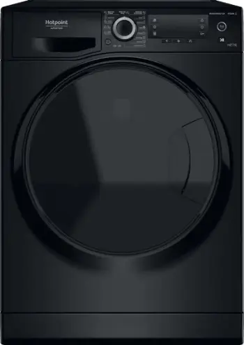 Lavatriçe tharëse Hotpoint NDD 11725 BDA EE, 11kg 7kg, 1551 RPM, e zezë