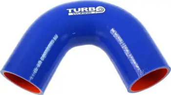 Lidhës silikoni TurboWorks Pro Elbow 135°, 51mm, blu