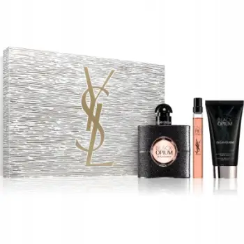 Set Yves Saint Laurent Black Opium, EDP 50ml +10ml + krem për trup 50ml