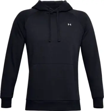 Bluzë me kapuç Under Armour Rival Fleece, me mëngë të gjata, për meshkuj, XL, e zezë