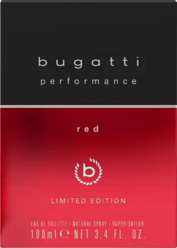 Parfum për meshkuj Bugatti Performance Red Limited Edition, EDT, 100ml