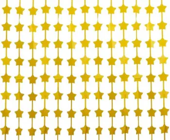 Perde dekorative Godan Curtain B&amp;C Stars, 100x200cm, yje, ari mat