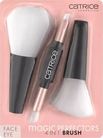 Furçë make up Catrice Magic Perfectors 4 in 1, multifunksionale, sintetike, e zezë