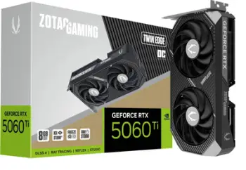 Karta grafike ZOTAC NVIDIA GeForce RTX 5060 Ti Twin Edge OC, 8GB GDDR7, Blackwell