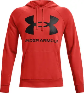 Bluzë me kapuç Under Armour Rival Fleece Big Logo, për meshkuj, e kuqe
