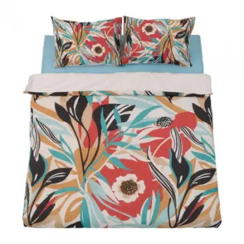 Komplet çarçafësh dopio Amon Double Linen BBC, 4 copë, 132TC, i bardhë