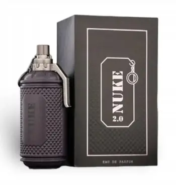Parfum për meshkuj Fragrance World Nuke 2.0, Eau de Parfum, 100ml, aromë kanellë duhan