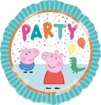 Balon me fletë Anagram Peppa Pig, 43 cm, shumëngjyrëshe