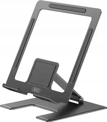 Mbajtëse tavoline për tablet XO XO C136, metal, e palosshme, gri e errët