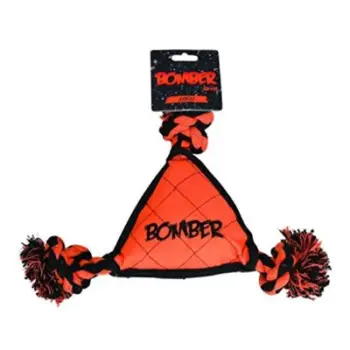 Lodër për qen Zeus Bomber UFO, 12", trekëndore, portokalli